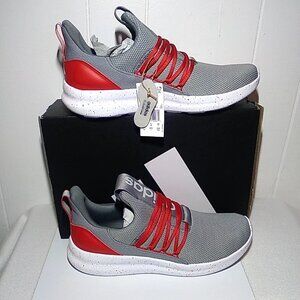Adidas Lite Racer Adapt 7.0 Running Shoes Men’s Sz 11.5 Gray Red JR0548